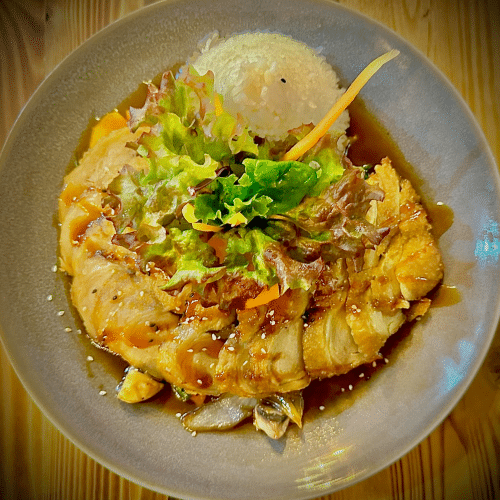 veganer Ente mit Chili