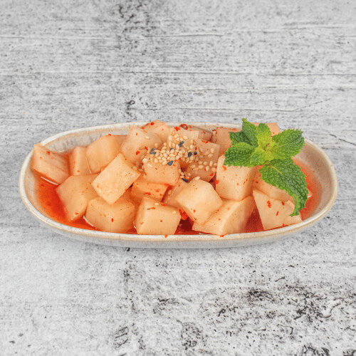 Radish Kimchi (vegan, scharf)