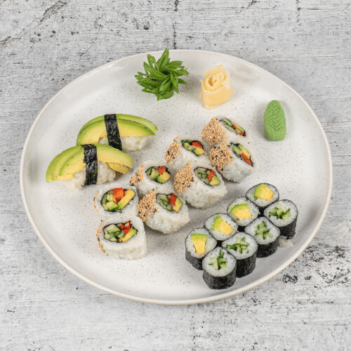 Sushi Veggie Mix Box Inside Out (18 Stück)