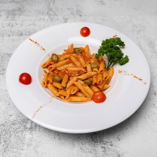 Penne all'arrabiata (vegan, scharf)