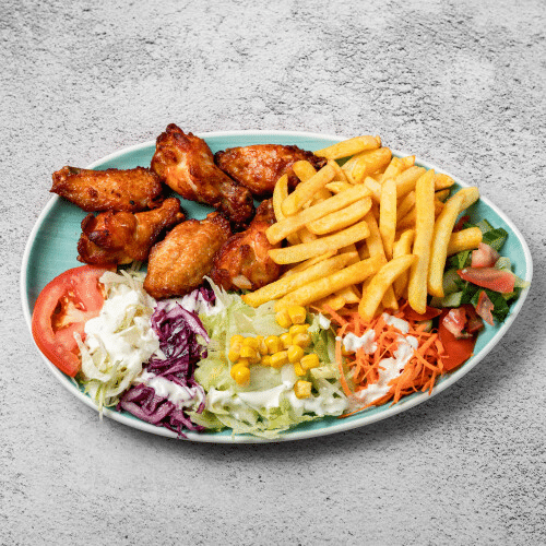 Chicken Wings Teller (6 Stück)