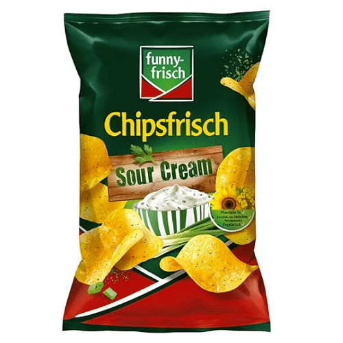 Chipsfrisch Funnyfrisch, Sour Cream & Wild Onion 175g