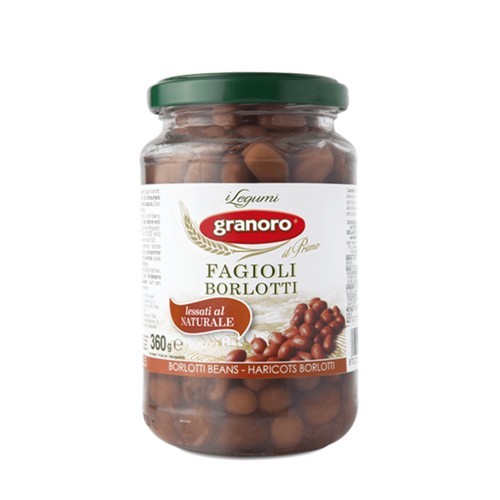 Borlotti Bohnen gekocht in Salzlake 30736