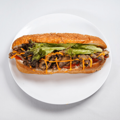 Rindfleischstreifen Sandwich