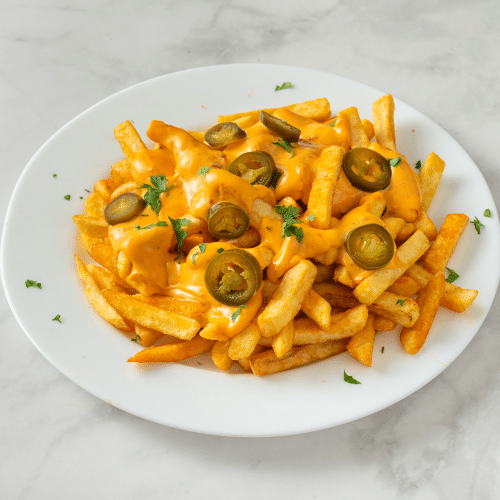 Chilli Cheese Pommes frites (groß)