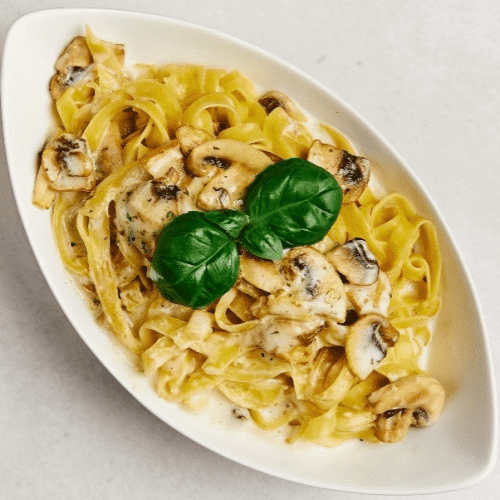 Pasta Funghi mit Grana Padano