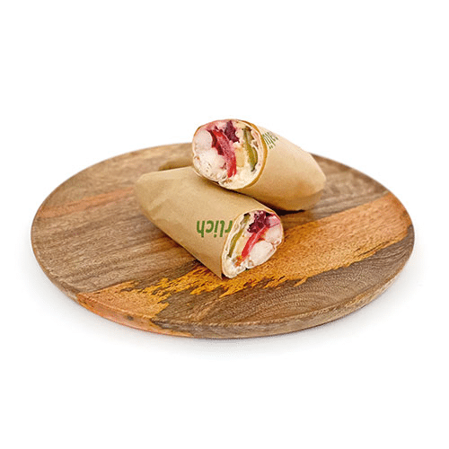 Cheesy Caesar Wrap Menü