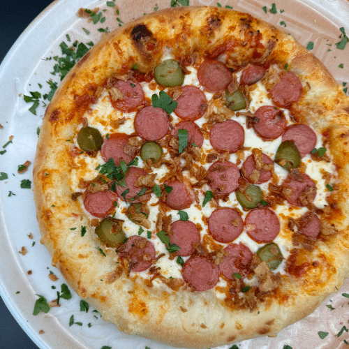 Pizza Hot Dog Deluxe