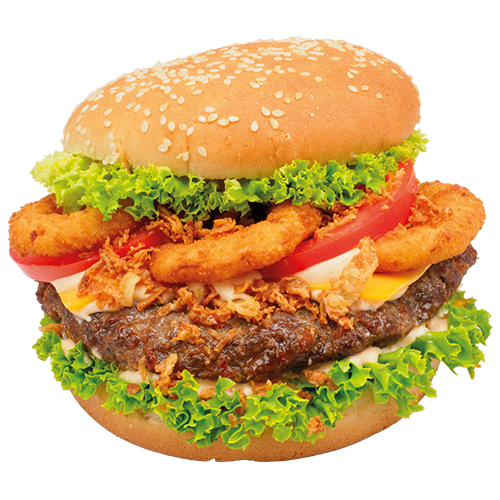 Special-Onion-Rings Burger