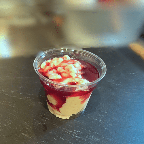 Panna Cotta mit Himbeersoße