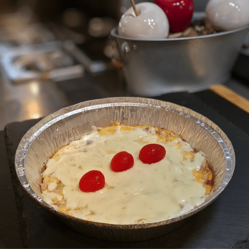 Speck-Käse-Zwiebel Omelette