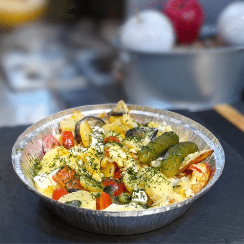 Vegetarisches Bauernfrühstück