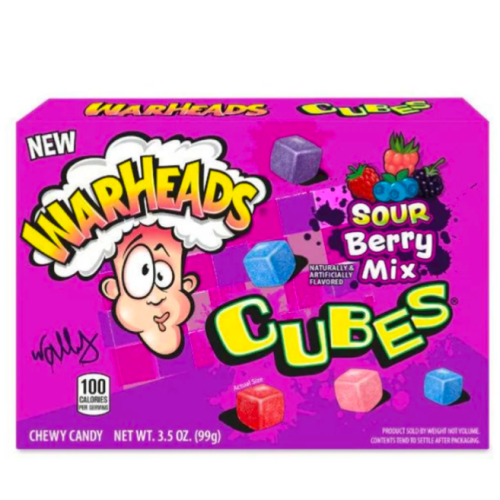 Warheads Chewy Cubes Sour berry 113g