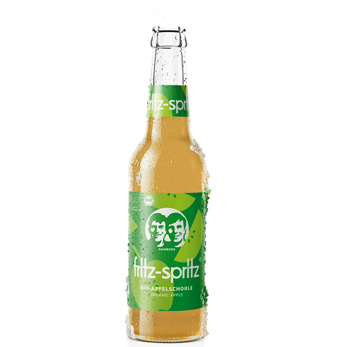Fritz- bio-Apfelschorle 0,33l (Einweg)