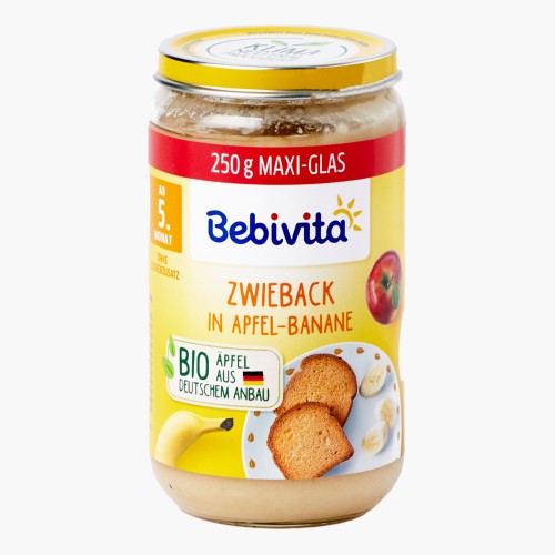 Bebivita Bio Zwieback in Apfel Banane 250g
