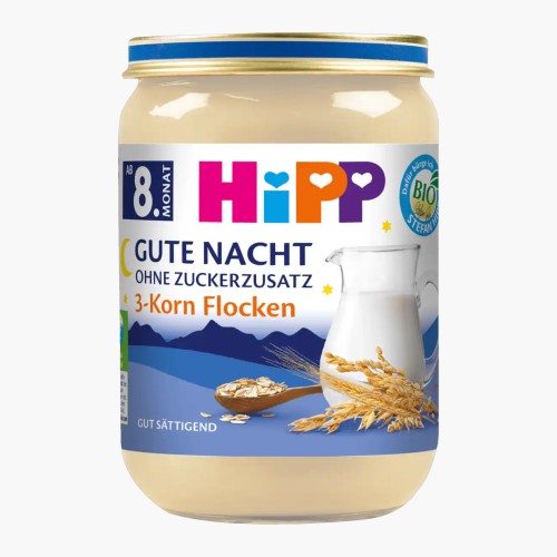 Hipp Bio Gute Nacht ohne Zuckerzusatz 3-Korn Flocken