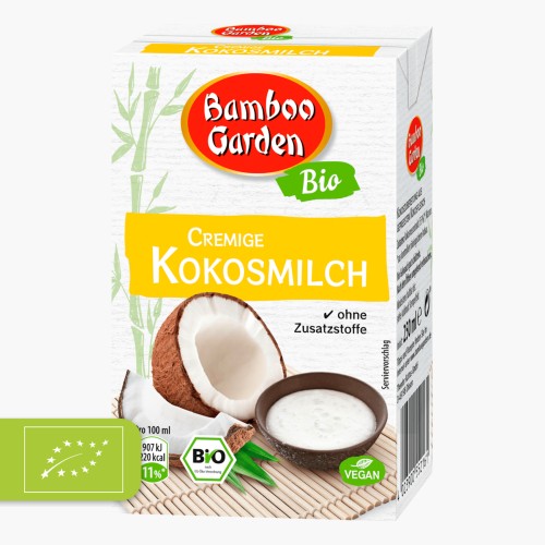 Bamboo Garden Bio Kokosmilch 250ml