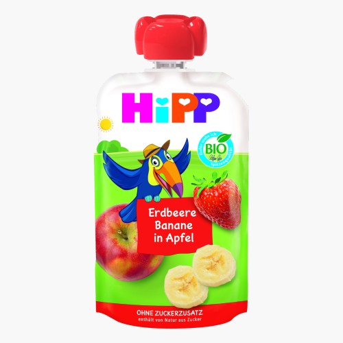Hipp Bio Quetschie Erdbeere-Banane 100g