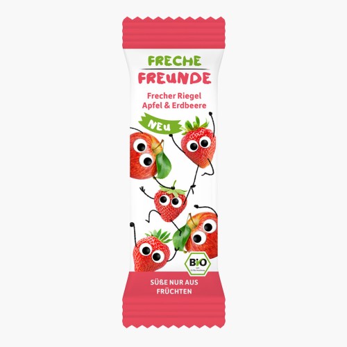 Freche Freunde Bio Frecher Riegel Apfel & Erdbeere 21g