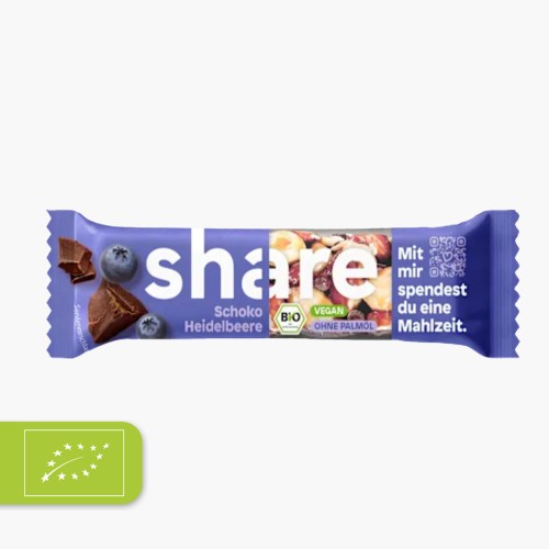 Bio Nussriegel Schoko & Heidelbeere 35g