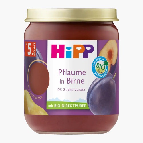 Hipp Bio Püree Pflaume in Birne 160g