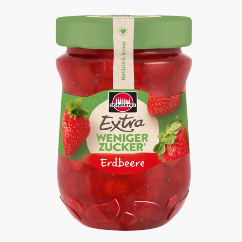 Schwartau Weniger Zucker Erdbeere 300g