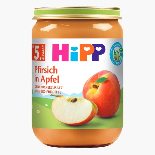 Hipp Bio Pfirsich in Apfel 190g