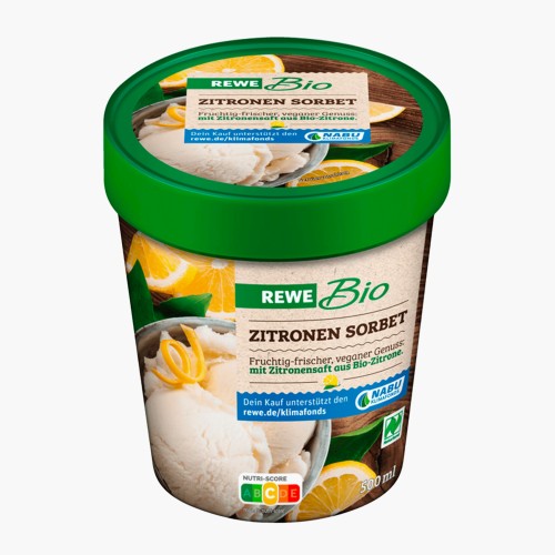 Rewe Bio Zitrone Sorbet 500ml