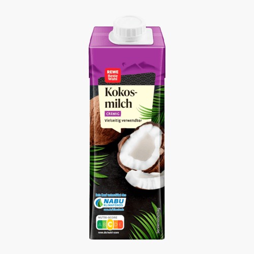 Rewe Beste Wahl Kokosnussmilch Creme 250ml