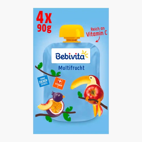 Bebivita Kinder-Spaß Multifrucht 4x90g