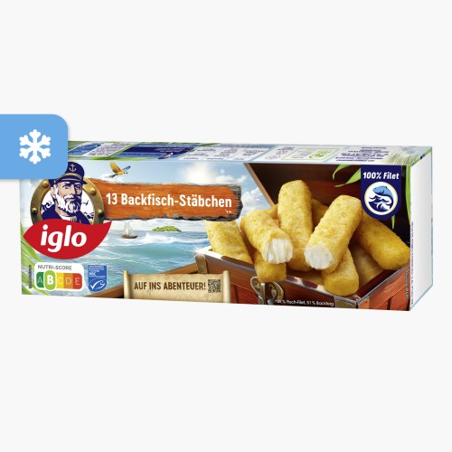 Iglo 13 Backfischstäbchen 364g