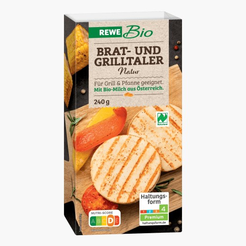Rewe Bio Brat- und Grilltaler Natur 240g