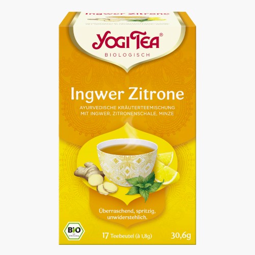 Yogi Tea Bio Ingwer-Zitrone 30,6g (17 Beutel)