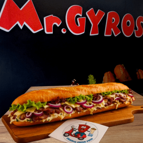 Croque Gyros Hähnchenfleisch