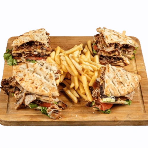 Gyros Club Sandwich mit Tzatziki