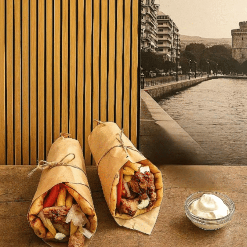 Original griechisches Pita Gyros