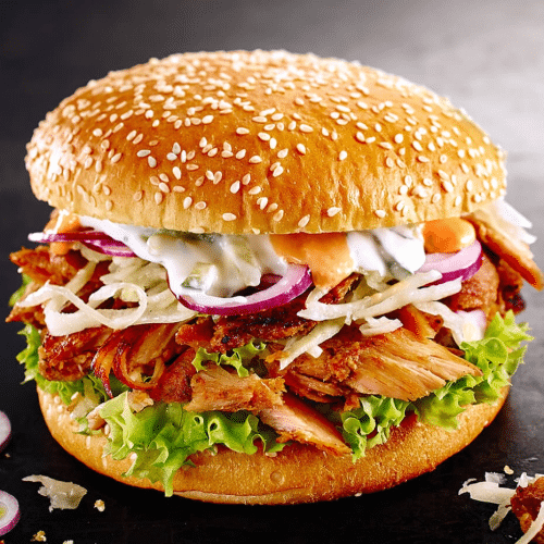 XXL Gyros-Burger mit Tzatziki