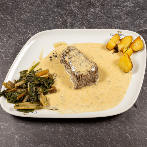 Filetto al Gorgonzola e pepe