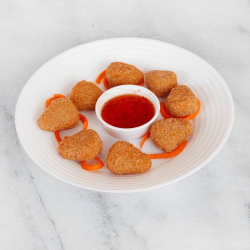 Gebackene Chicken Snips (8 Stück) (Chicken Nuggets)