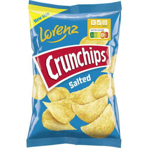 Lorenz Crunchips Salted 150g
