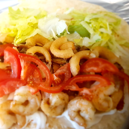 XXXL Spezielles Fisch Wrap (vitamine, proteine)