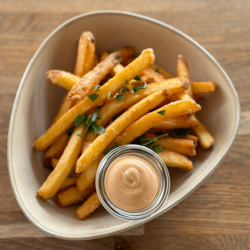 Fritten mit Dip