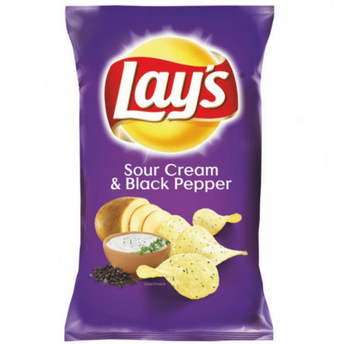 Lays Sour Cream & Black Pepper