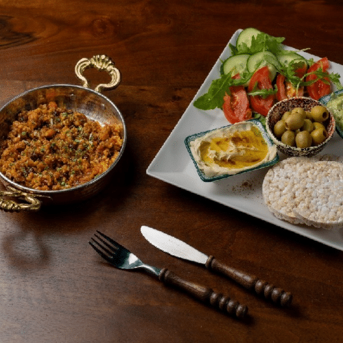 Orientalische Gemüsepfanne. mit Bulgur & Quinoa
