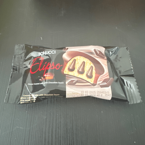 Bonucci Cocoa coated cake with chocolate Sauce 40g