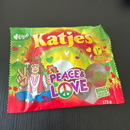Haribo katjes Peace love 175g