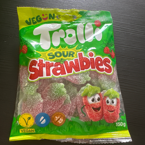 Haribo trolli sour strawberry 150g