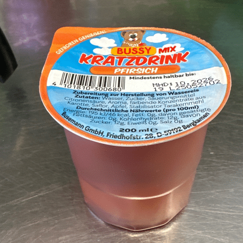 Kratz Eis 200ml Pfirsich Geschmack