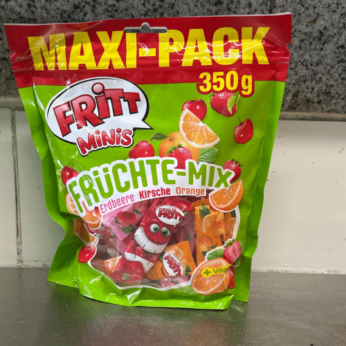 Maxi pack fritt Minis Früchte mix 350g