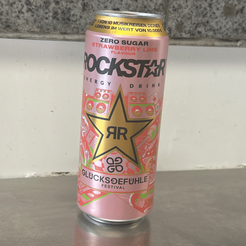 Rockstar Energy Drink Zero Sugar strawberry lime 0.5l
